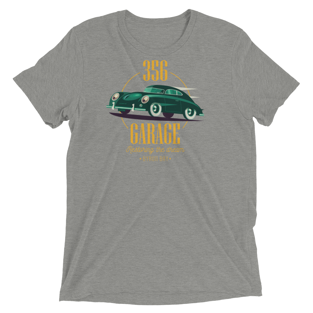 356 Garage vintage Porsche Short sleeve t-shirt