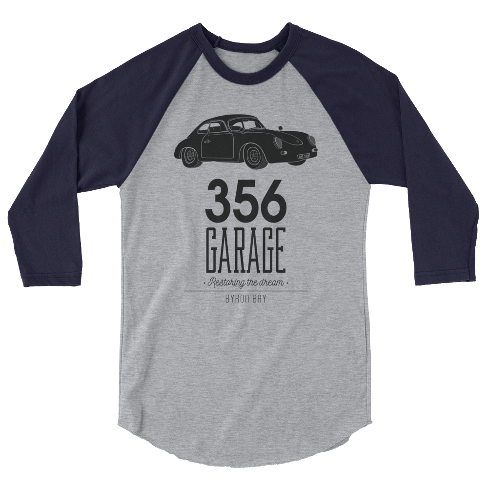 356 Garage outlaw 3/4 sleeve raglan shirt
